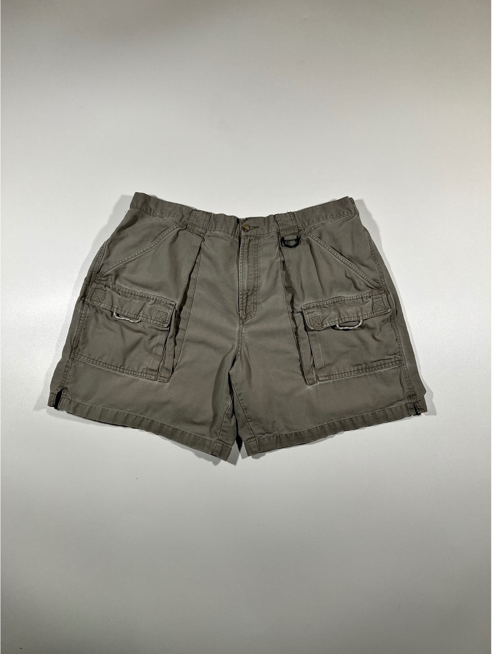 Columbia Cargo Shorts XL Olive Gray Utility Outdoor Shorts